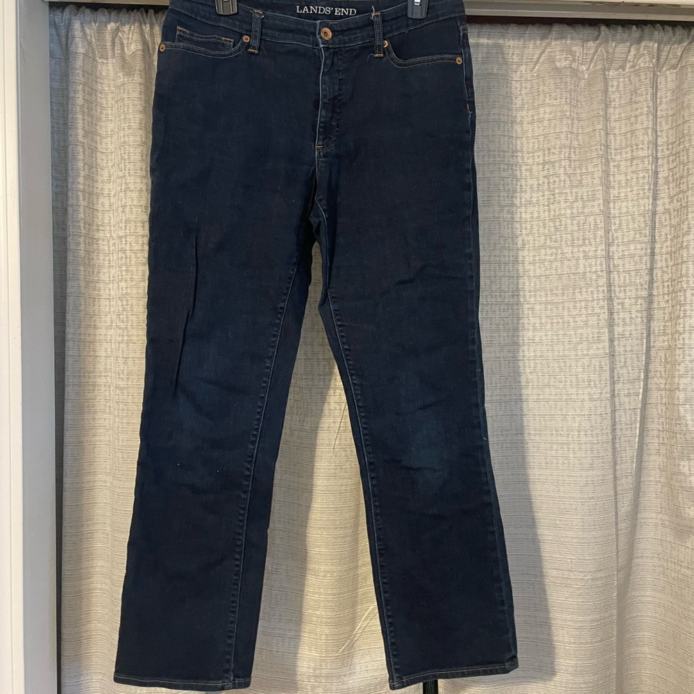 Lands' End Womens Blue Jeans